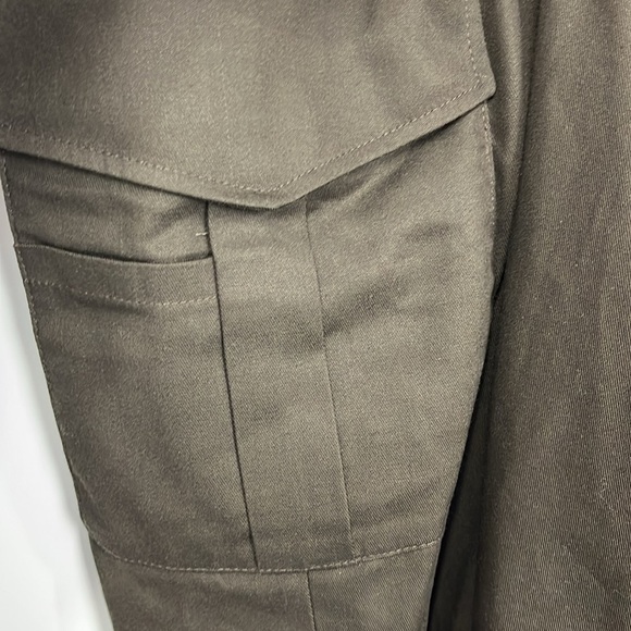 Blauer Womens Tactical Pants 10R Brown Cargo Style Twill Weave Silicone Waist - Picture 4 of 15